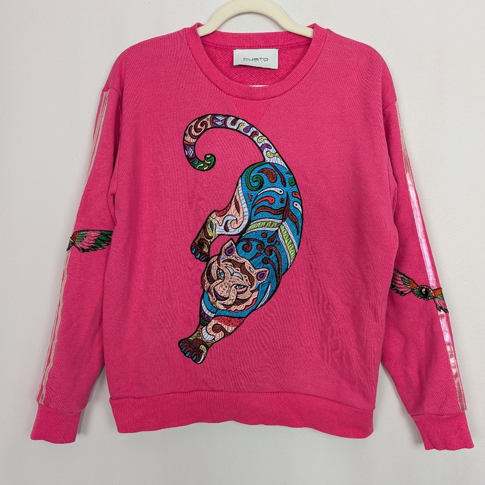 CUSTO BARCELONA Graphic sweater lion